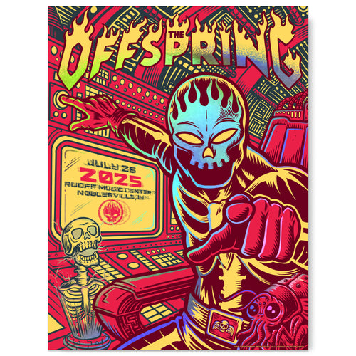 The Offspring Noblesville July 26, 2025 (Rainbow Foil Edition)