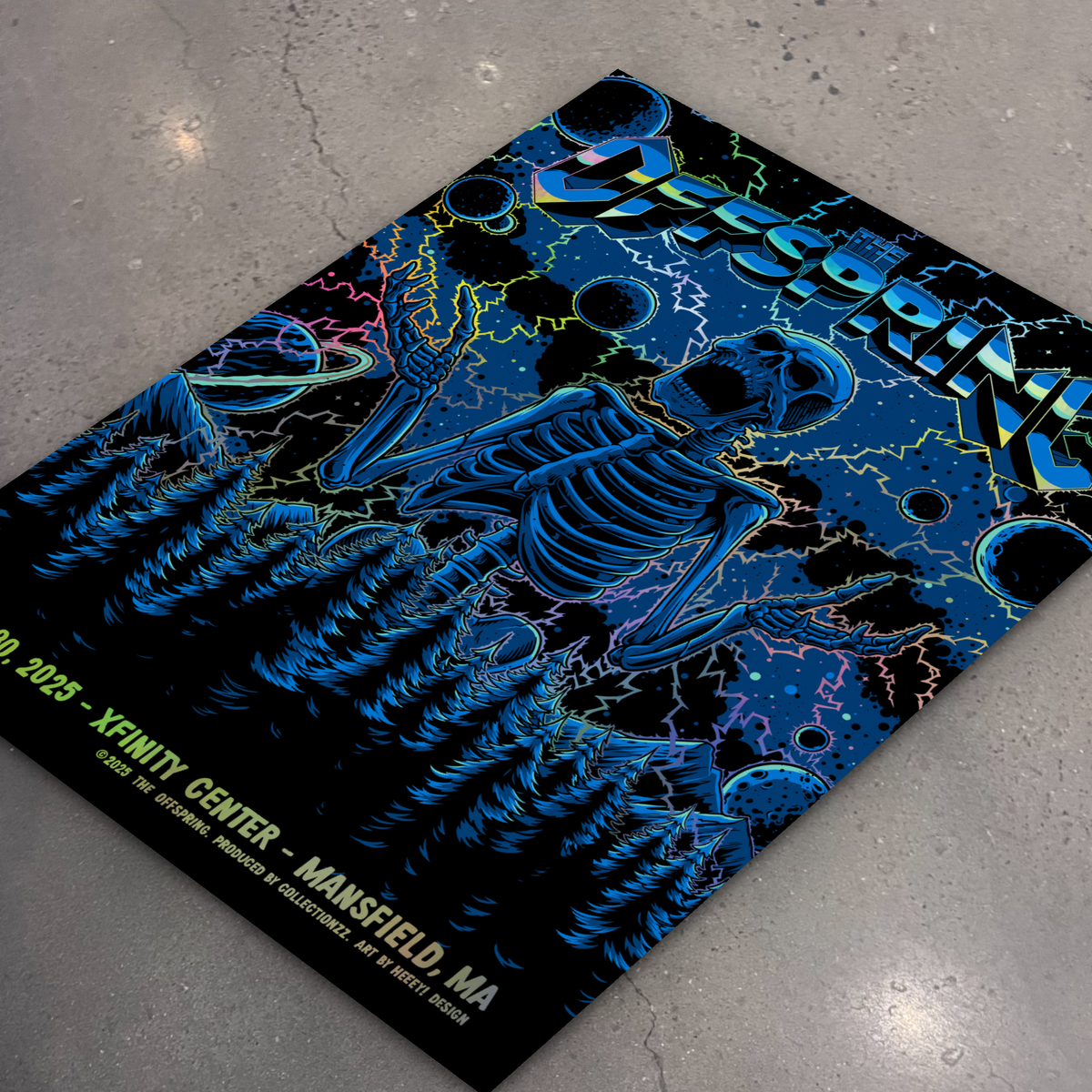 The Offspring · Mansfield (Foil) — flat lay on shop floor