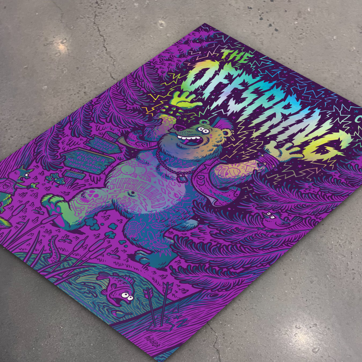 The Offspring · Ridgedale (Foil) — flat lay on shop floor