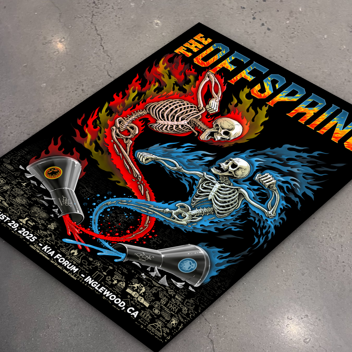 The Offspring · Inglewood — flat lay on shop floor