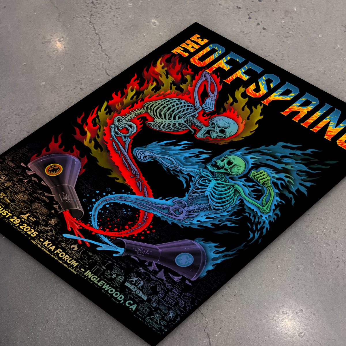 The Offspring · Inglewood (Foil) — flat lay on shop floor