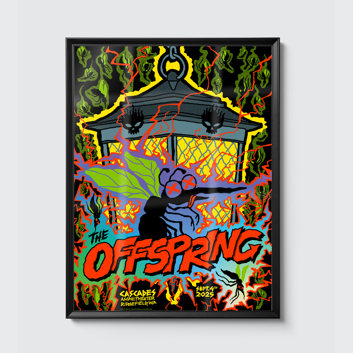 The Offspring · Ridgefield (Foil) poster, framed on the wall