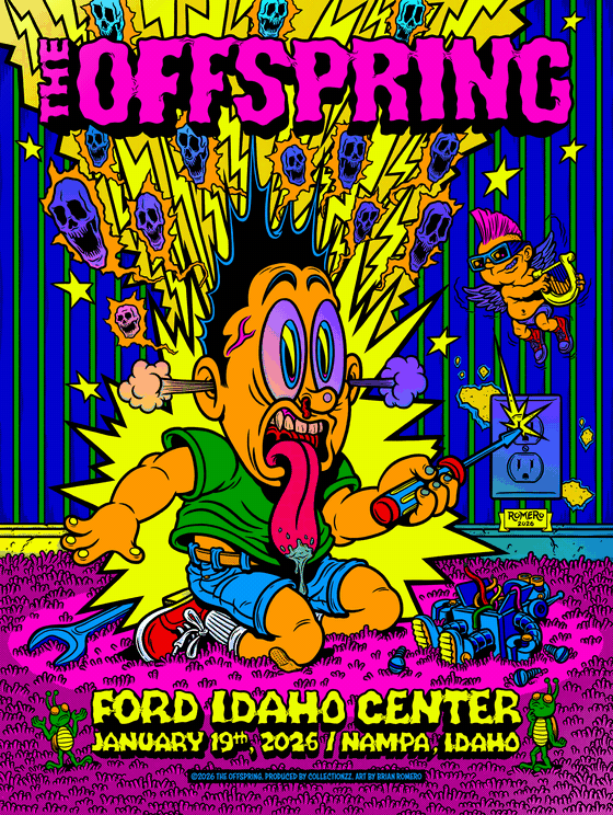 The Offspring Nampa foil edition — animated foil shimmer
