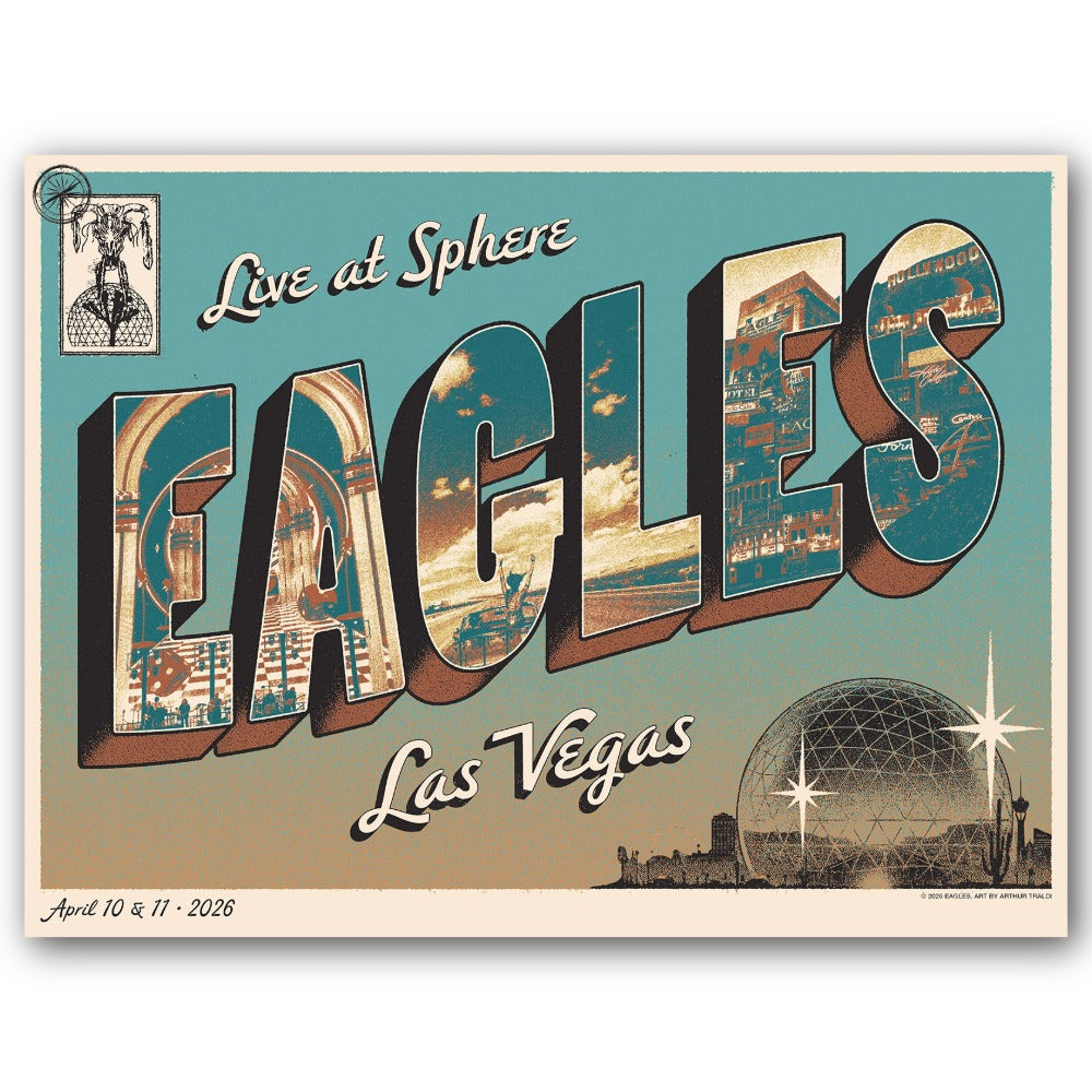 Eagles Las Vegas April 10-11, 2026 (Artist Proof)