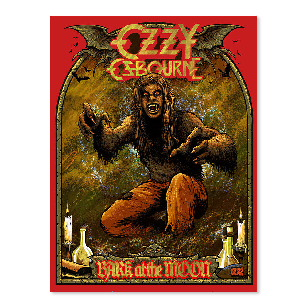 Ozzy Osbourne Bark at the Moon (Gold Foil Edition)