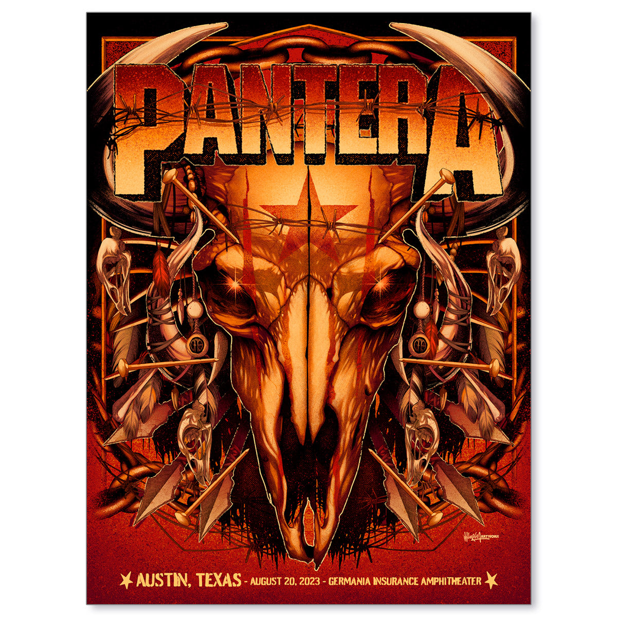Pantera Austin August 20, 2023 Poster