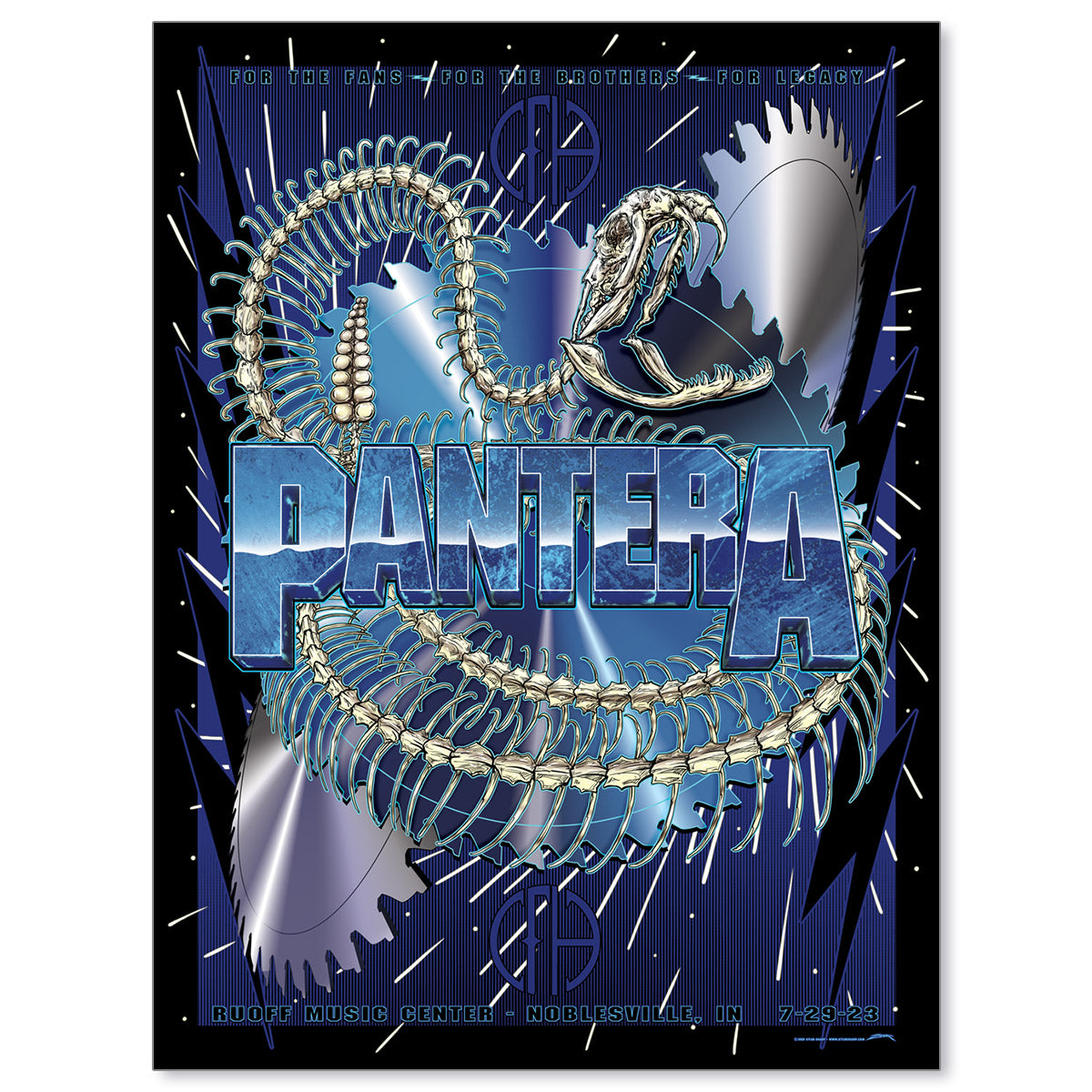 Pantera Noblesville July 29, 2023 Poster