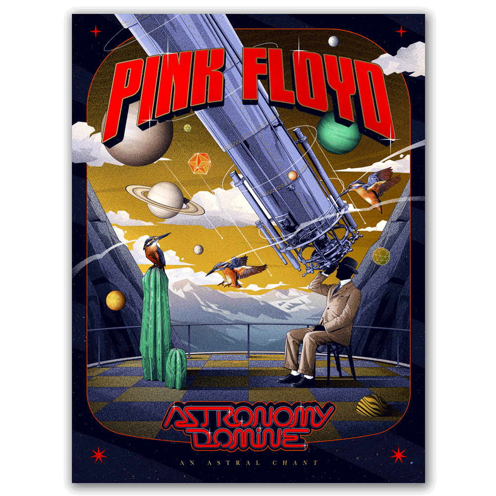Pink Floyd Astronomy Domine (Gold Foil)
