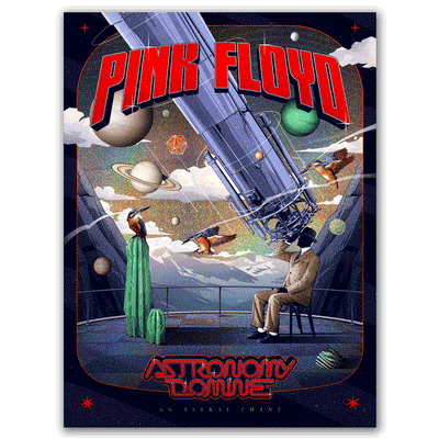 Pink Floyd Astronomy Domine (Glitter Foil)