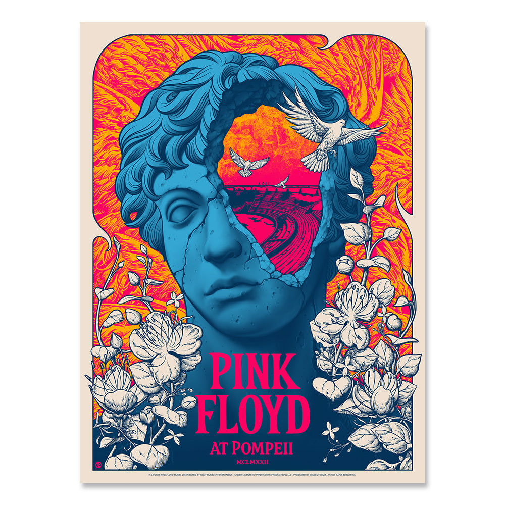 Pink Floyd At Pompeii 2LP レコード帯付き ポスター Pink Floyd Live at Pompeii (Main Edition)