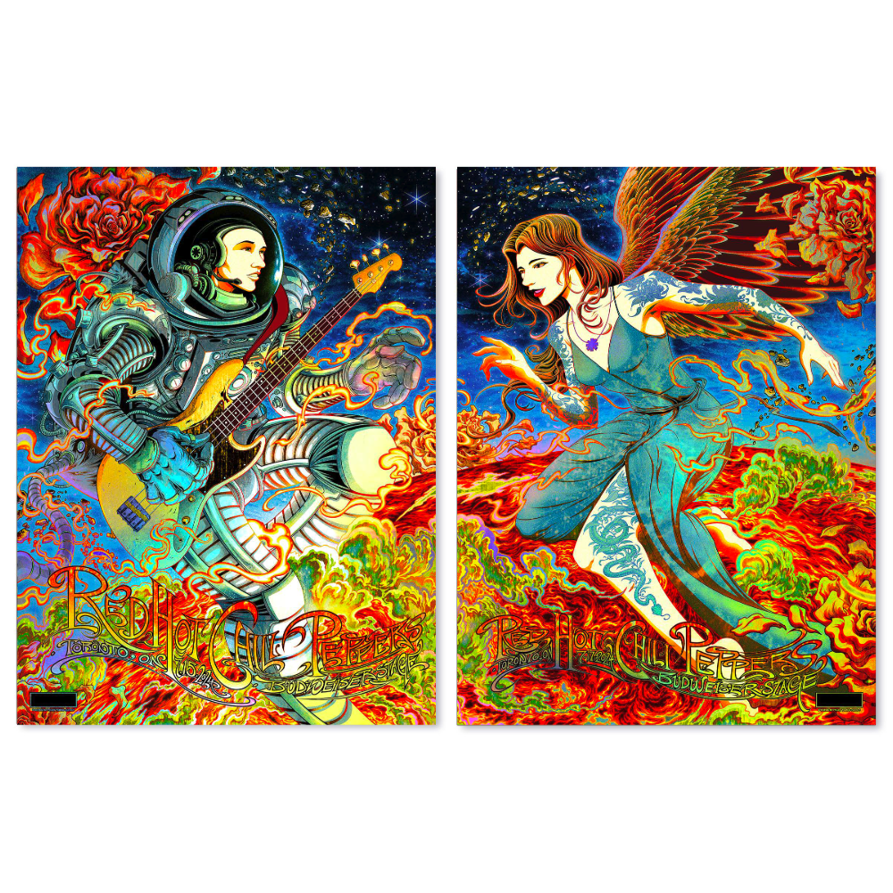 Red Hot Chili Peppers Toronto July 15th and 17th (Rainbow Foil Edition