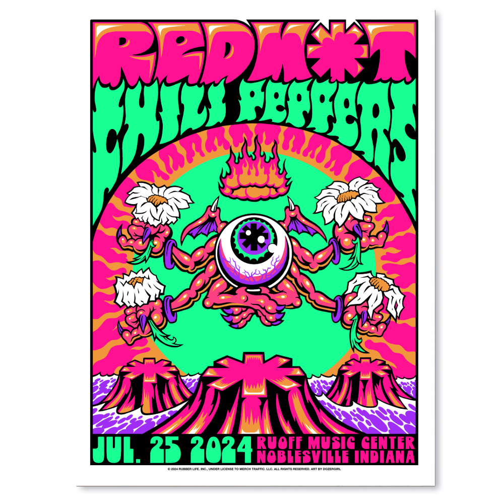 Red Hot Chili Peppers Noblesville July 25th (Show Edition)