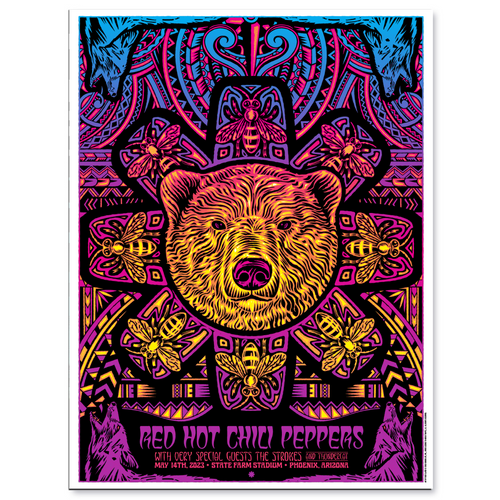 Red Hot Chili Peppers Phoenix May 14, 2023 Poster & Trading Card