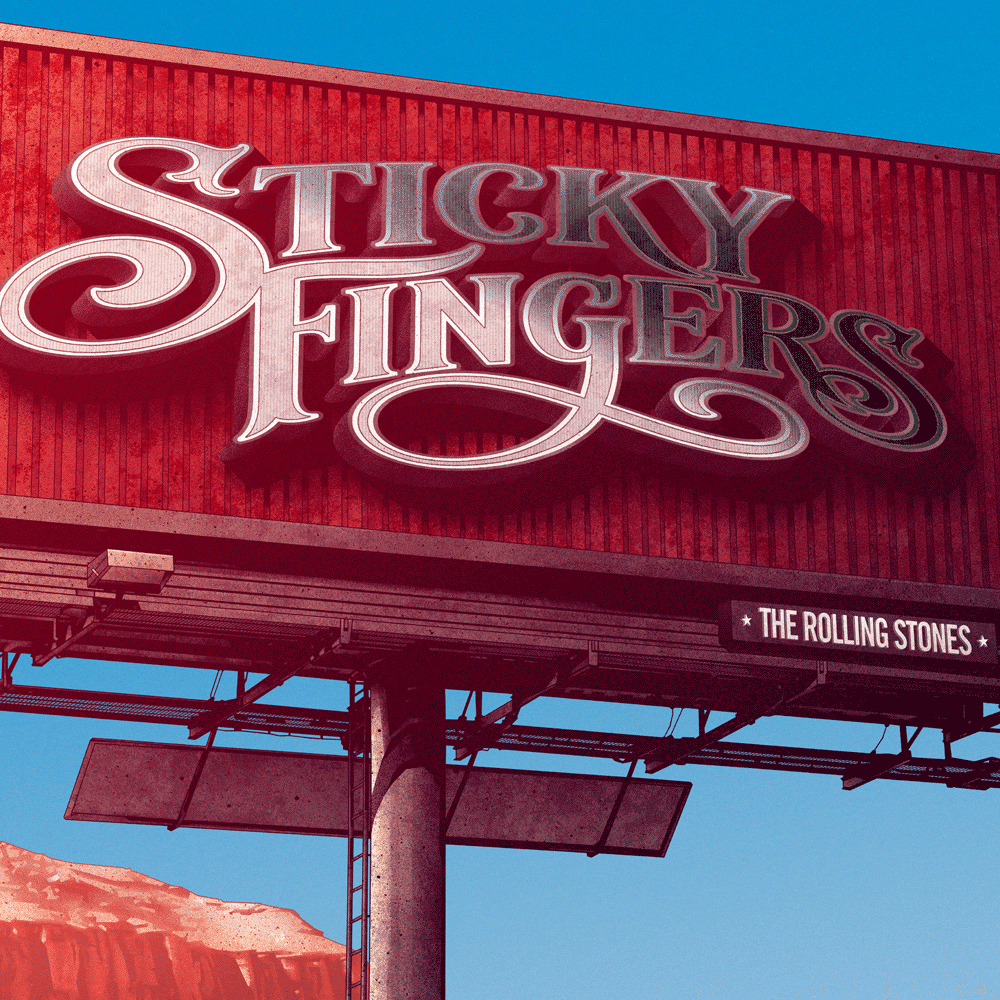 The Rolling Stones Sticky Fingers by Dani Blasquez (Silver Foil)