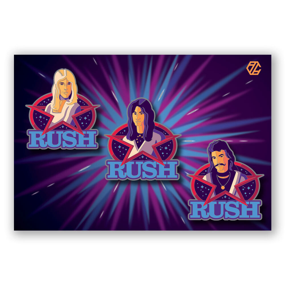 Rush - 2112 50th Anniversary Pin Set