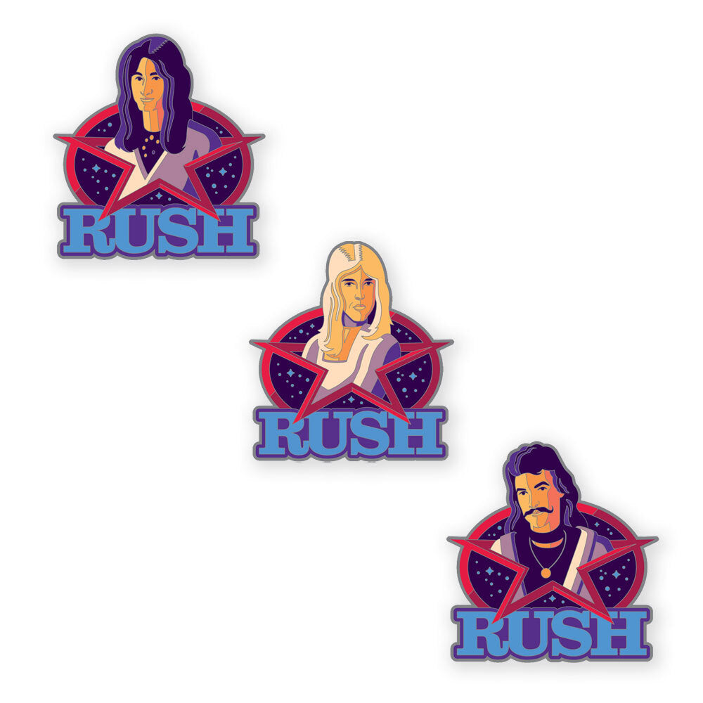 Rush - 2112 50th Anniversary Pin Set