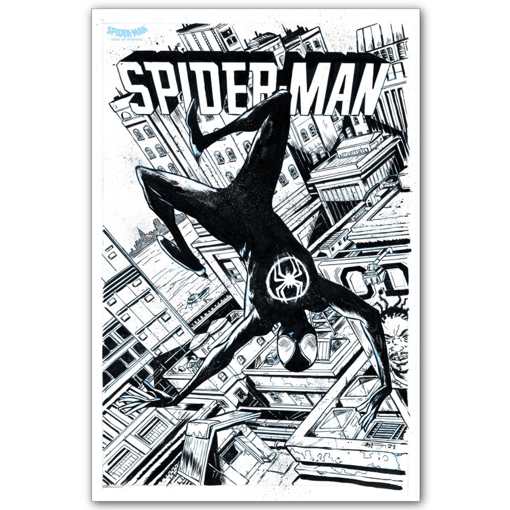 True Life Tales of Spider-Man #9 Variant Poster by Sanford Greene (Art True Life Tales of Spider-Man #9 Variant Poster by Sanford Greene (Art