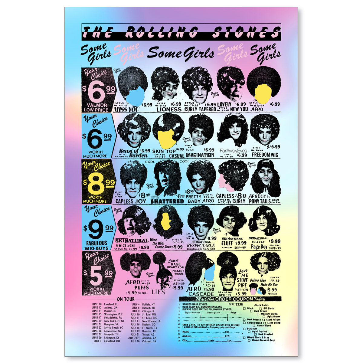 Rolling Stones Some Girls 45th Anniversary (Rainbow Foil Edition)