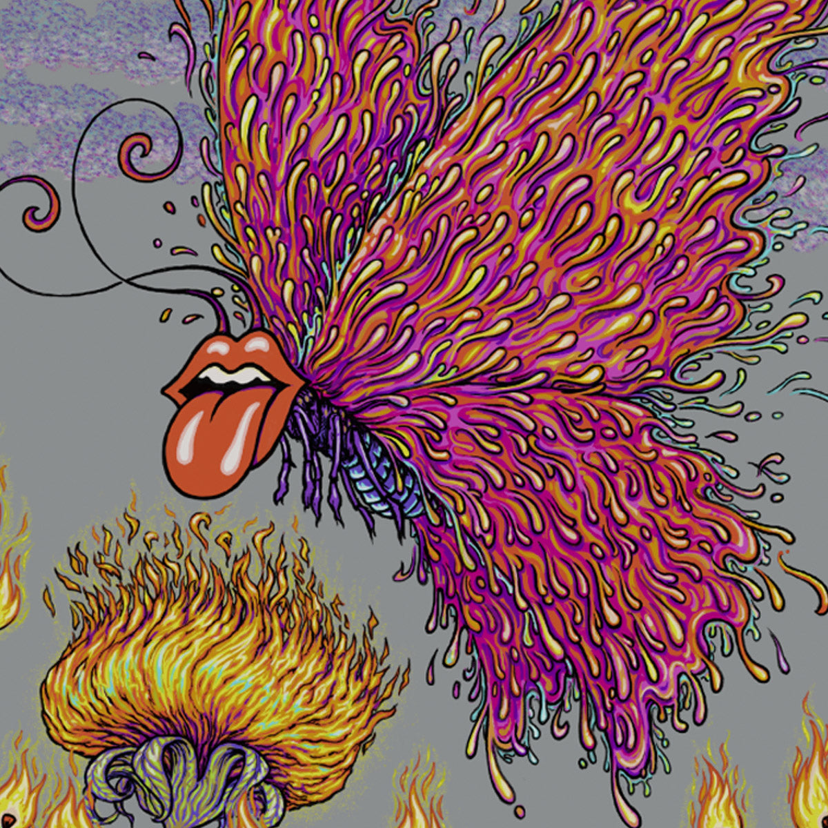 Rolling Stones Sixty Tour by Marq Spusta (Metallic Silver Edition of 20)