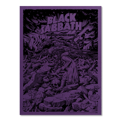Black Sabbath "Children Of The Grave" by Garis Edelweiss (Purple Metallic Edition)
