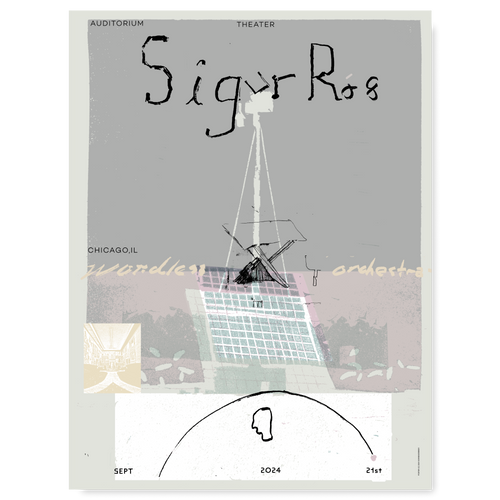 Sigur Rós Chicago September 21, 2024 Poster