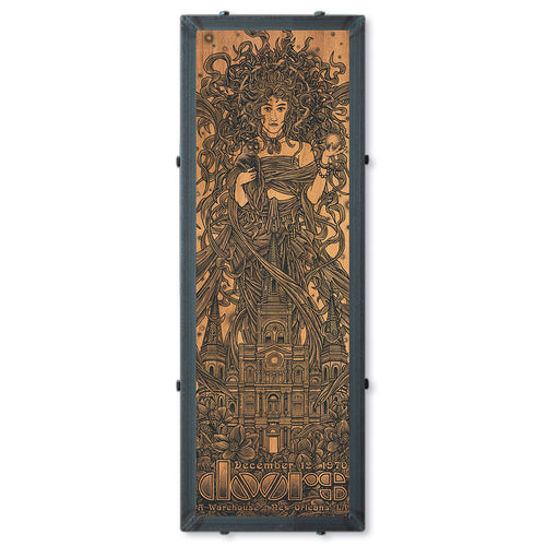 The Doors New Orleans 1970 by Luke Martin (Wood Panel Edition)