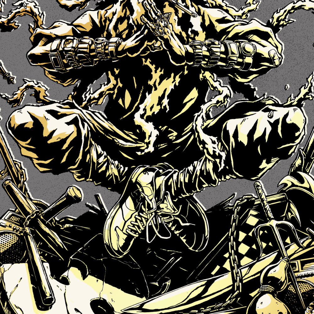 Wu-Tang Clan 2026 Tour Poster (Grey & Gold Foil Edition)