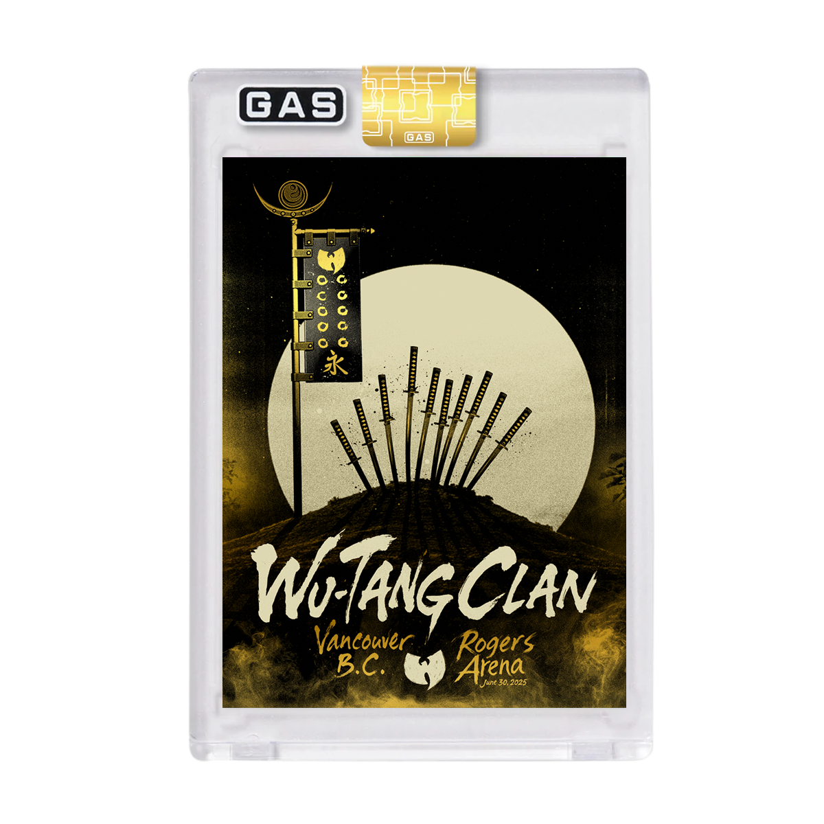 Wu-Tang Clan Vancouver June 30, 2025 GAS Trading Card