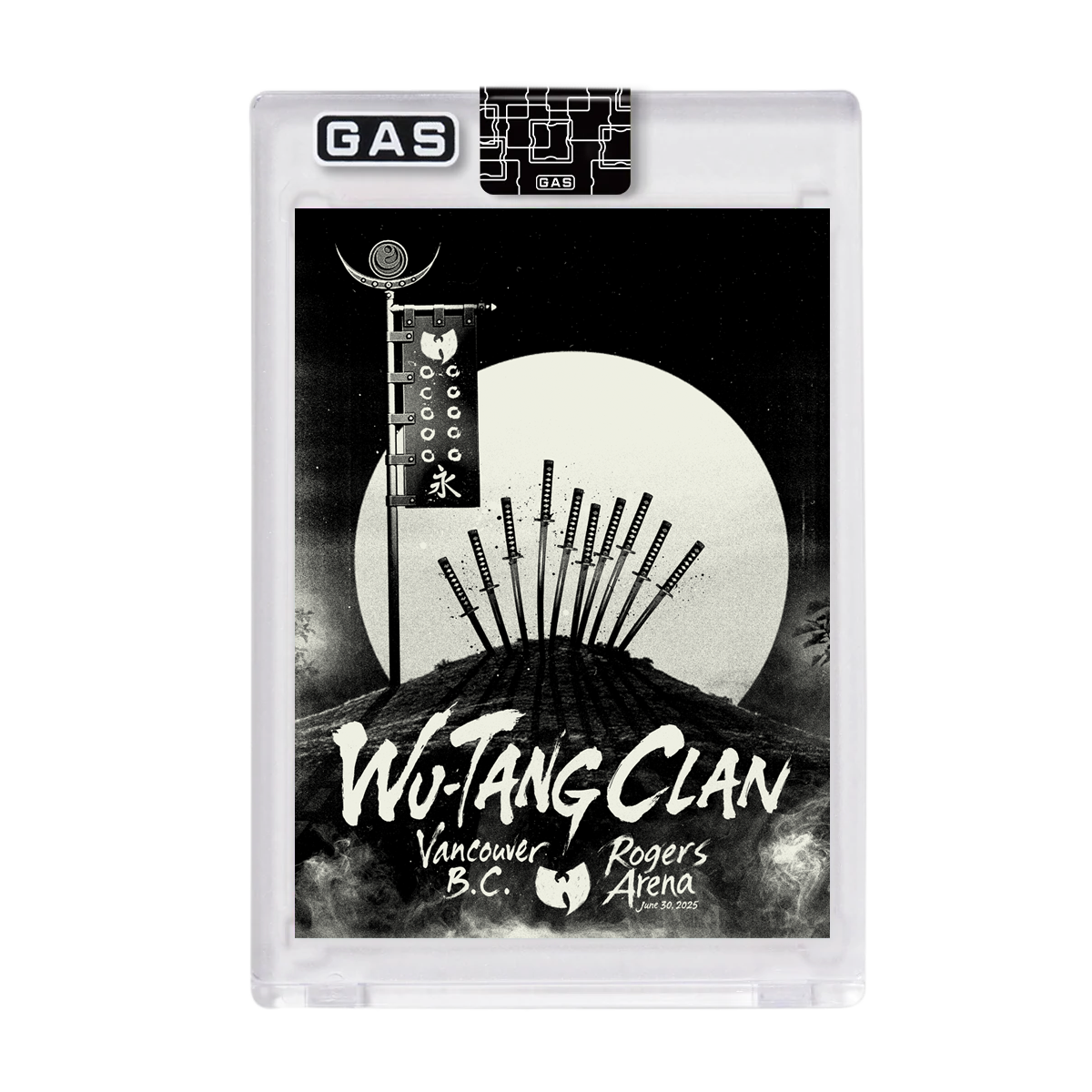 Wu-Tang Clan Vancouver June 30, 2025 GAS Trading Card