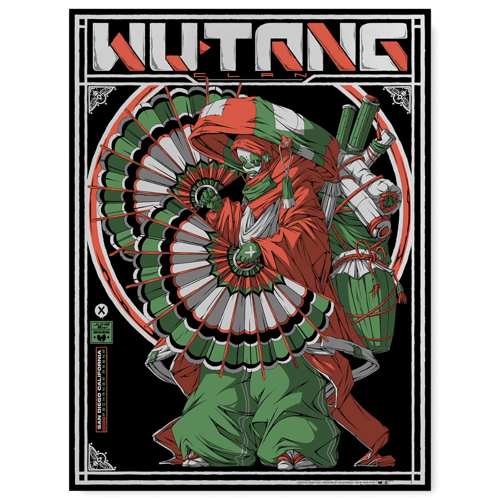Wu-Tang Clan San Diego June 21, 2025 (Silver Foil Edition)
