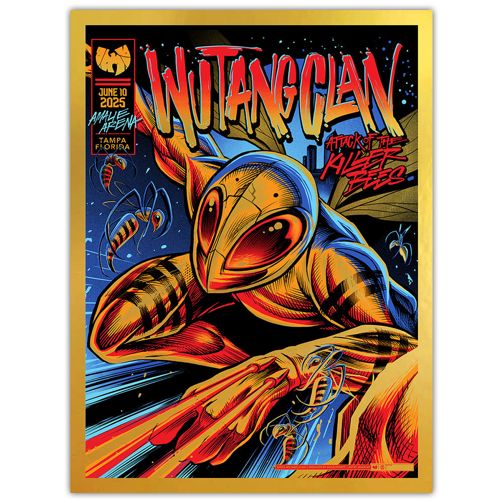 Wu-Tang Clan Tampa June 10, 2025 (Gold Foil Edition)