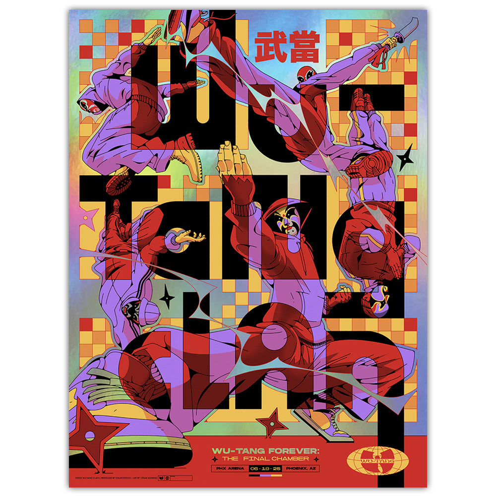 Wu-Tang Clan Phoenix June 18, 2025 (Rainbow Foil Edition)