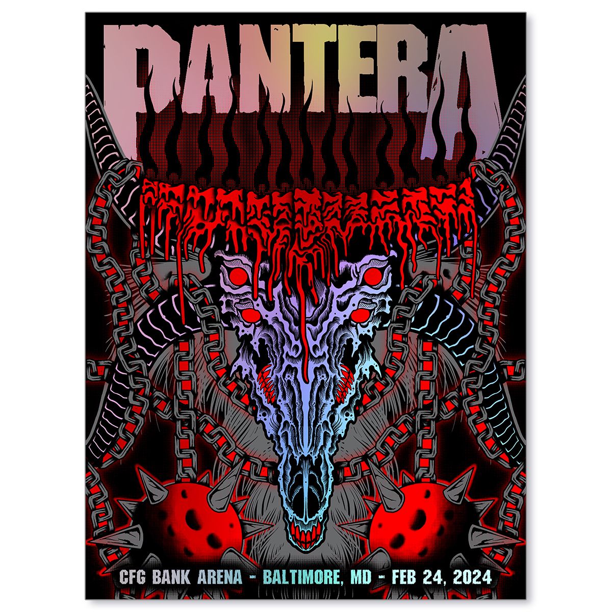 Pantera Baltimore February 24, 2024 (Rainbow Foil)