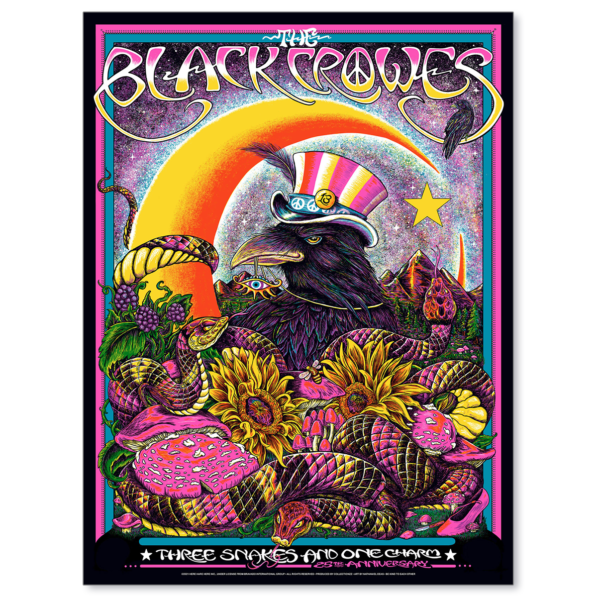 The Black Crowes Three Snakes and One Charm 25th Anniversary (Variant