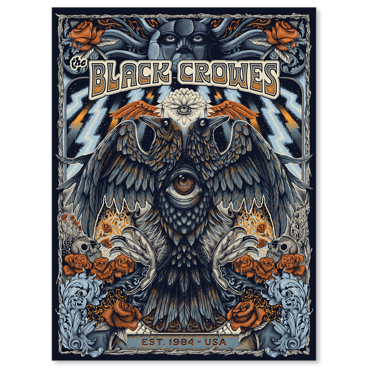 The Black Crowes Est. 1984 by Paul Kreizenbeck (Variant Edition)