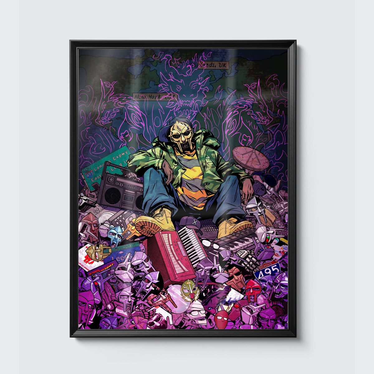 MF DOOM x Sanford Greene Print (Timed Edition)