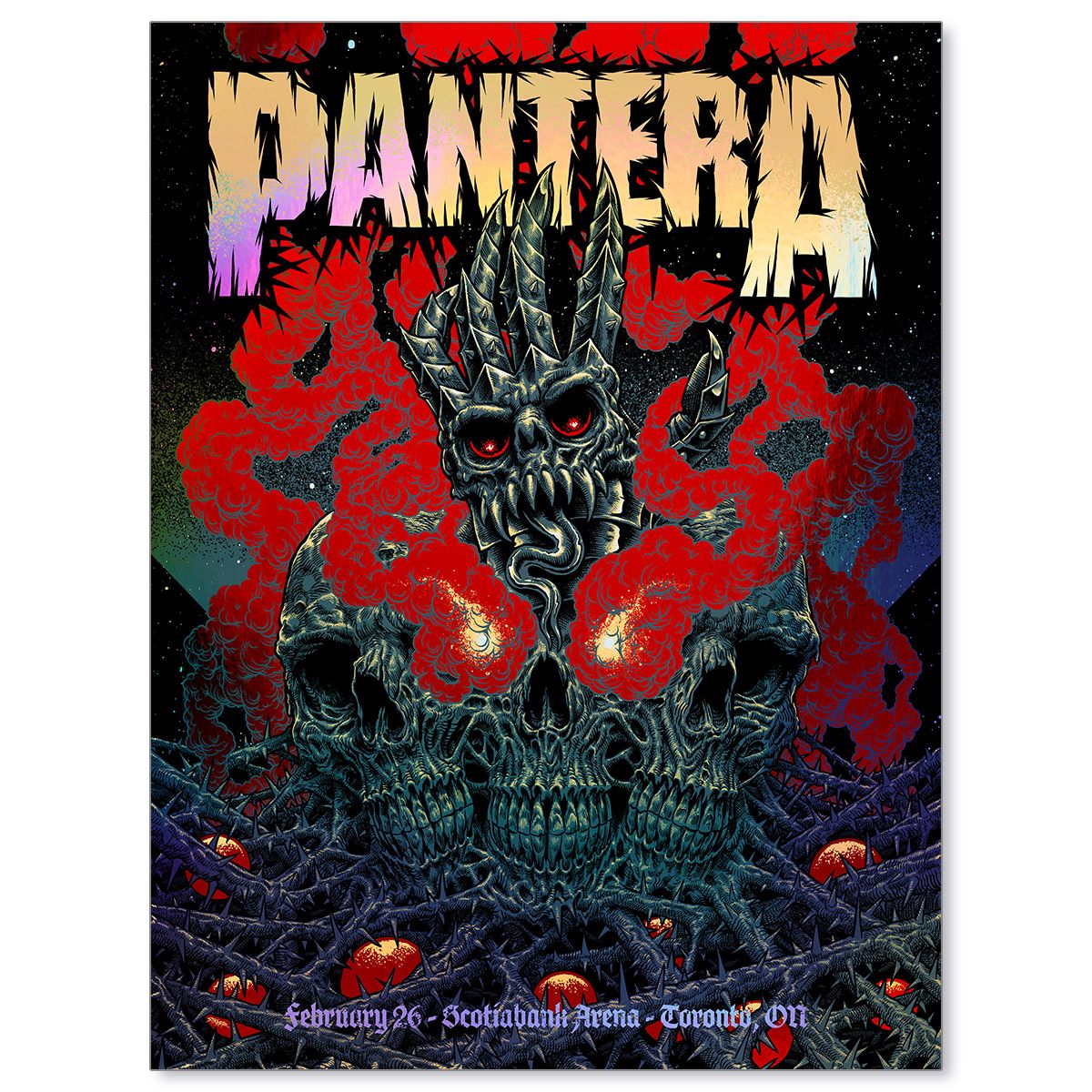 Pantera Toronto February 26, 2024 (Rainbow Foil)