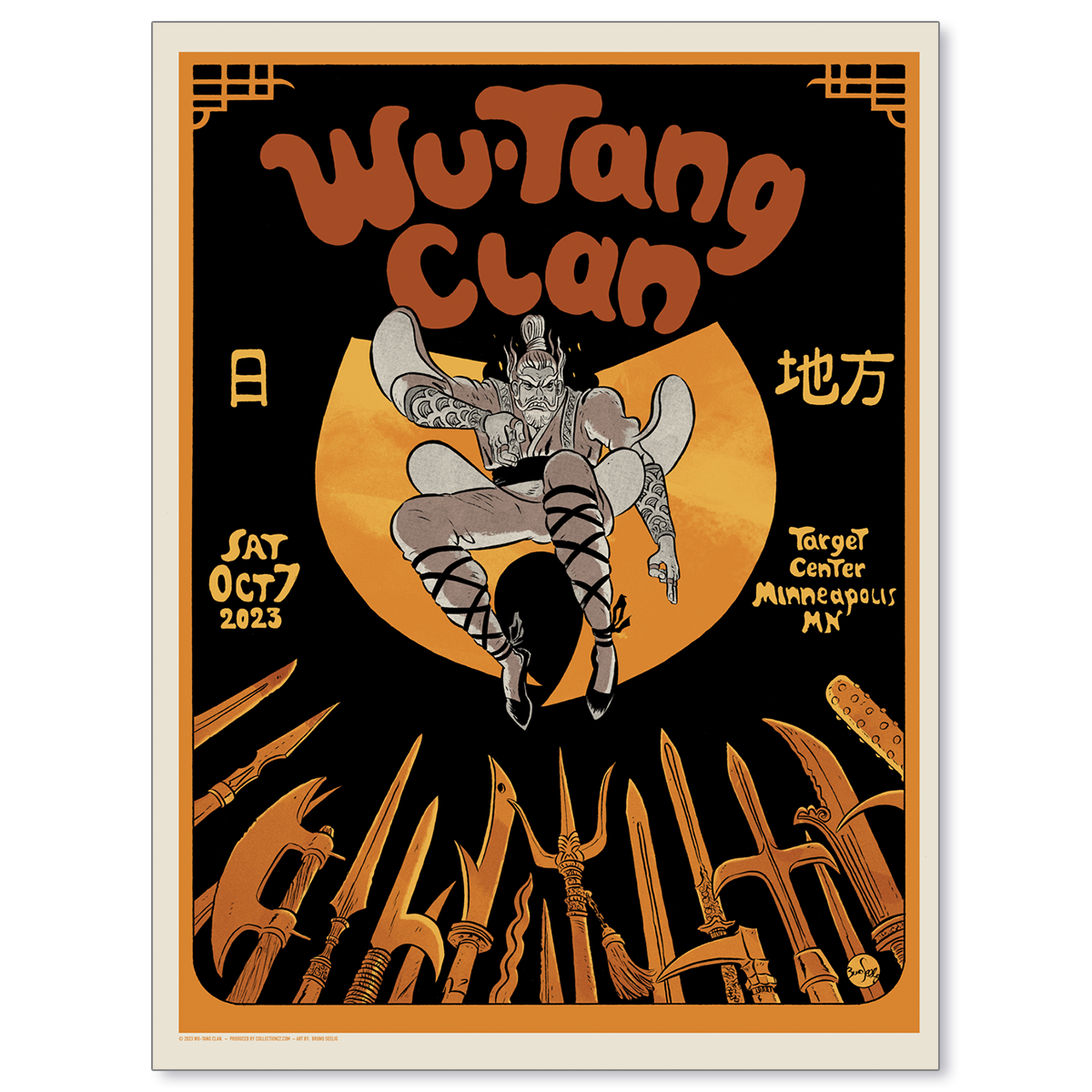 Wu-Tang Clan Minneapolis October 7, 2023 Wu-Tang Clan Minneapolis October 7, 2023