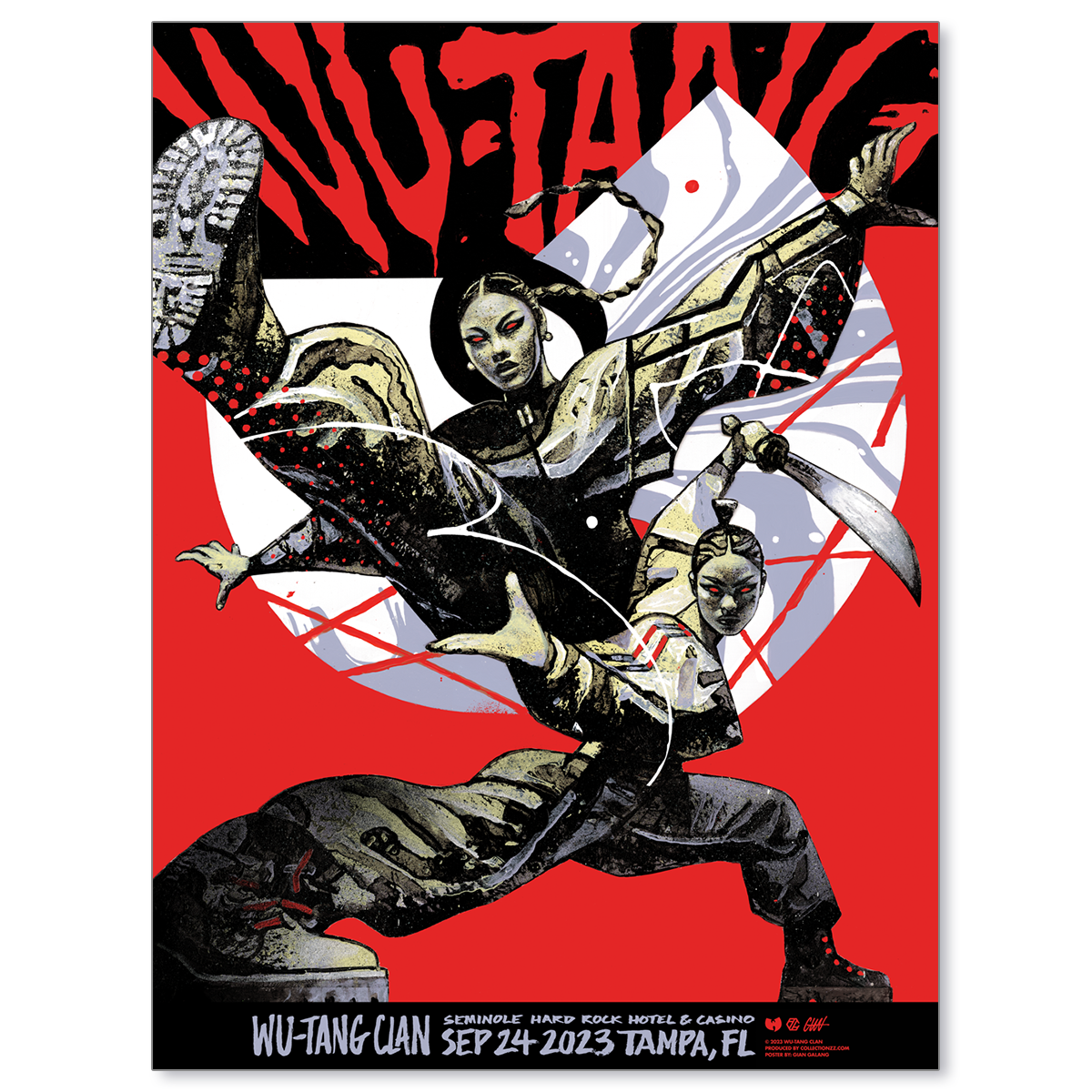 特大☆Wu Tang Clan ポスター Wu-tang Clan 2025 Austin Poster Moody Center - Etsy