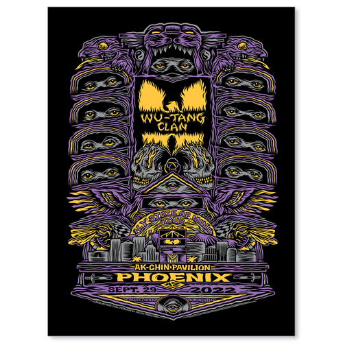 Wu-Tang Clan Phoenix September 29, 2022 Print