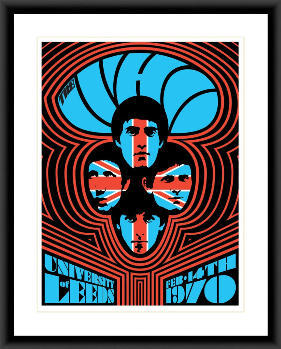 The Who Leeds #2 1970 by Ames Bros (Glow In Dark Edition)