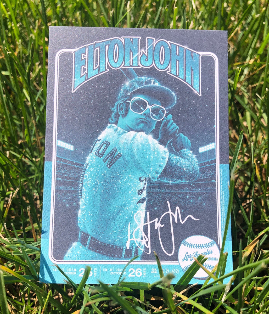 Elton John Los Angeles 1975 by Matt Ryan Tobin (Shining Sequins Edition)