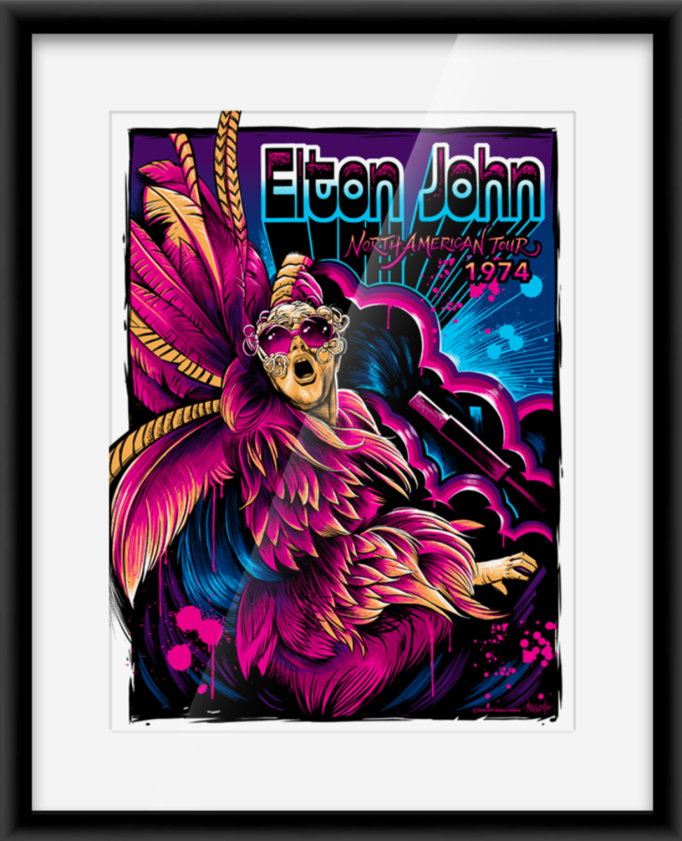 Elton John 1974 North American Tour (Foil Edition)