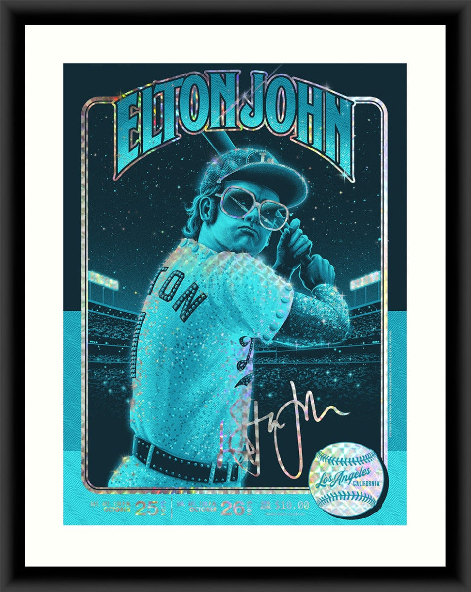 Elton John Los Angeles 1975 by Matt Ryan Tobin (Shining Sequins Edition)
