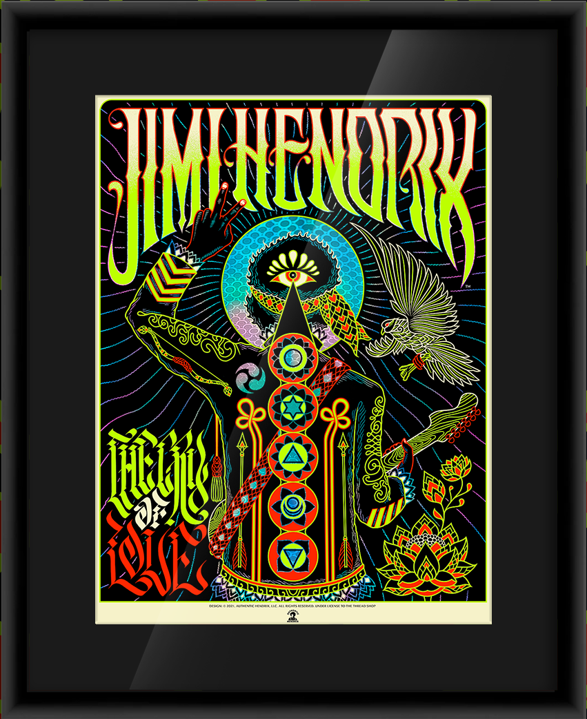 Jimi Hendrix The Cry of Love 50th Anniversary (Astro Man Edition) — artwork in setting