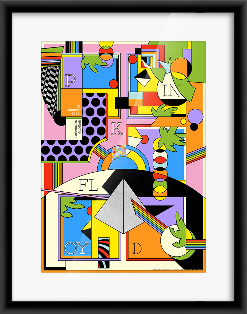 Pink Floyd The Dark Side Of The Moon Live Debut London 1972 — artwork in setting