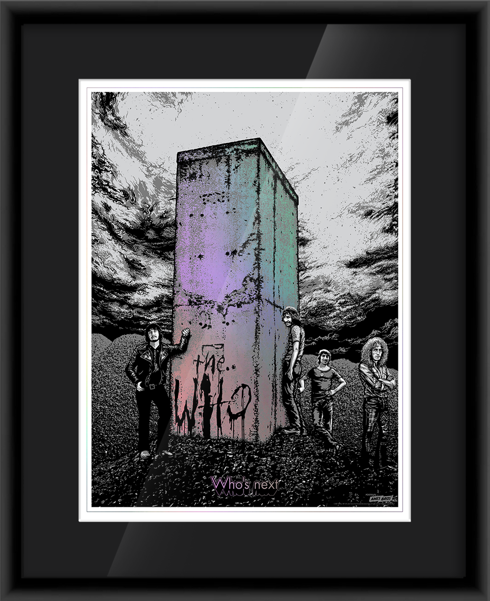 The Who Who's Next 50th Anniversary (Rainbow Foil Edition) — artwork in setting