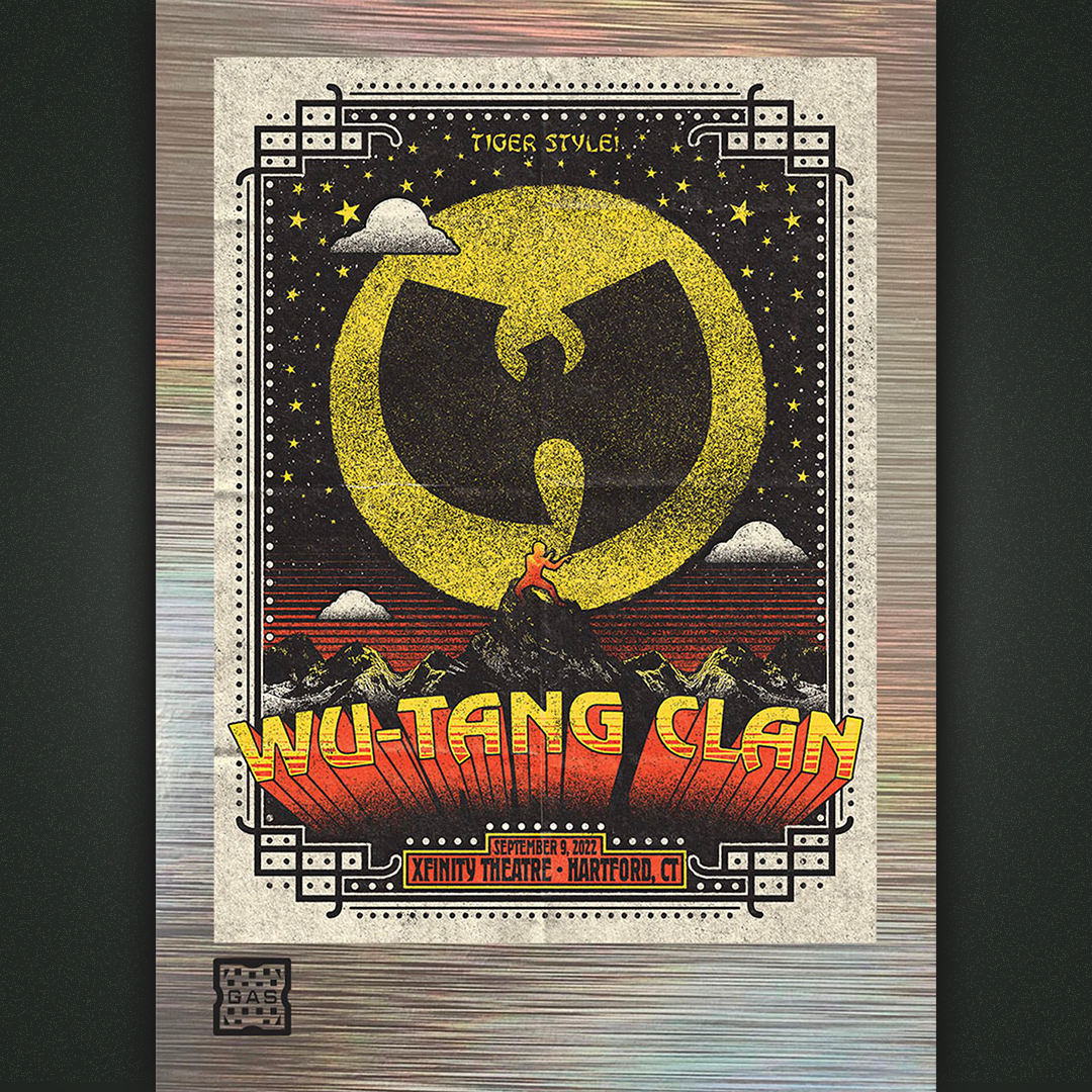 Wu Tang Clan Hartford September 9, 2022 Exclusive GAS Trading Card