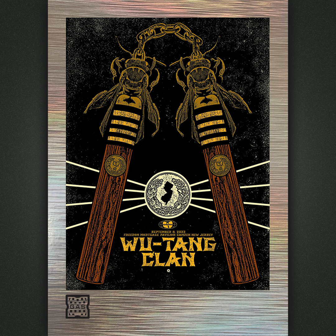 Wu Tang Clan Camden September 8, 2022 Exclusive GAS Trading Card