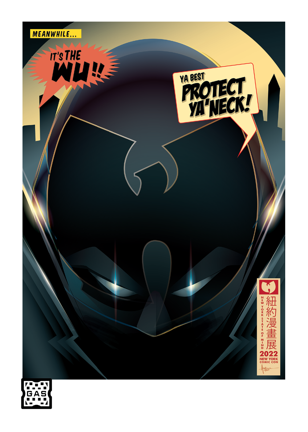 Wu Tang Clan New York Comic Con Trading Cards (Set of 2)